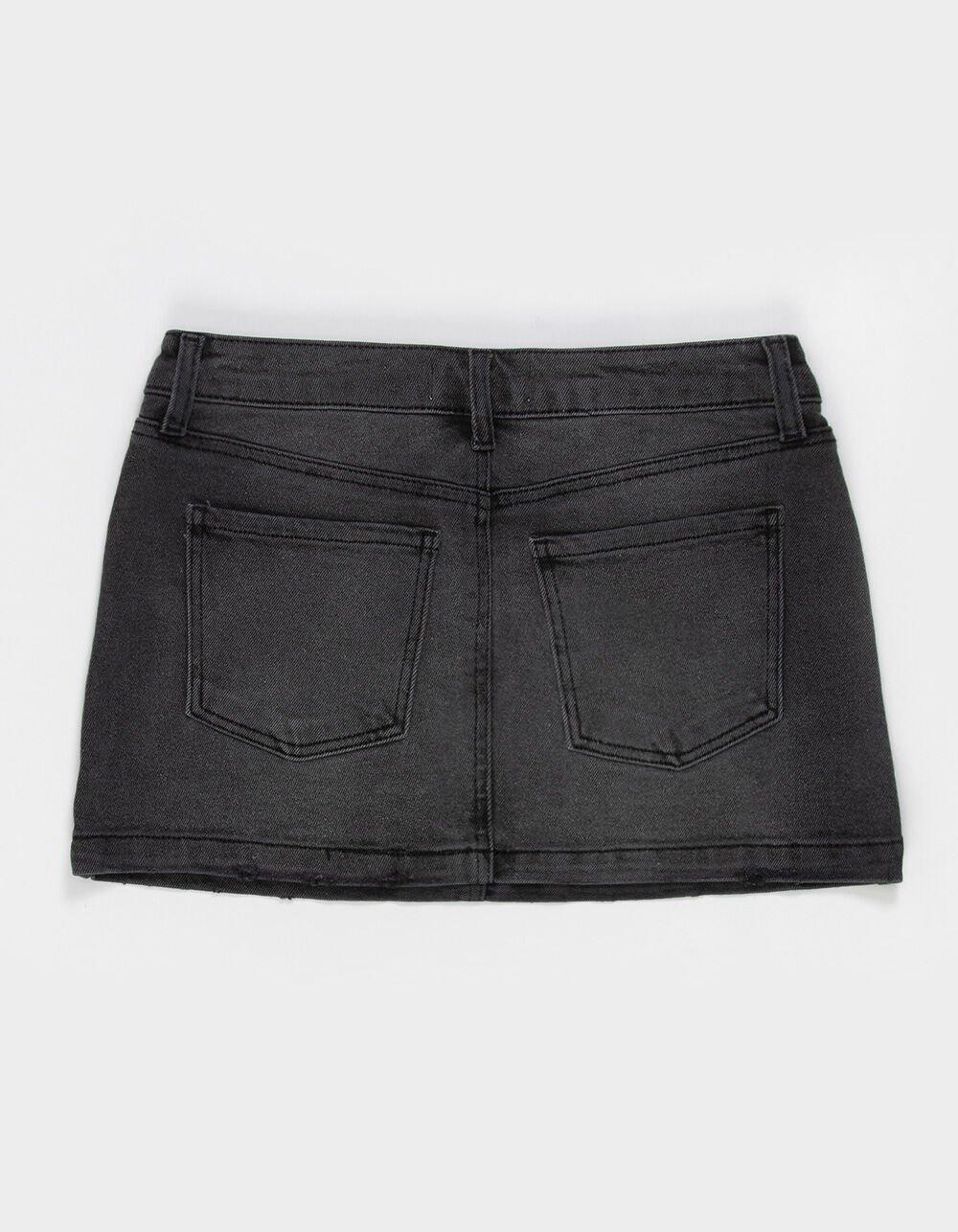 RSQ Womens Low Rise Denim Mini Skirt Product Image