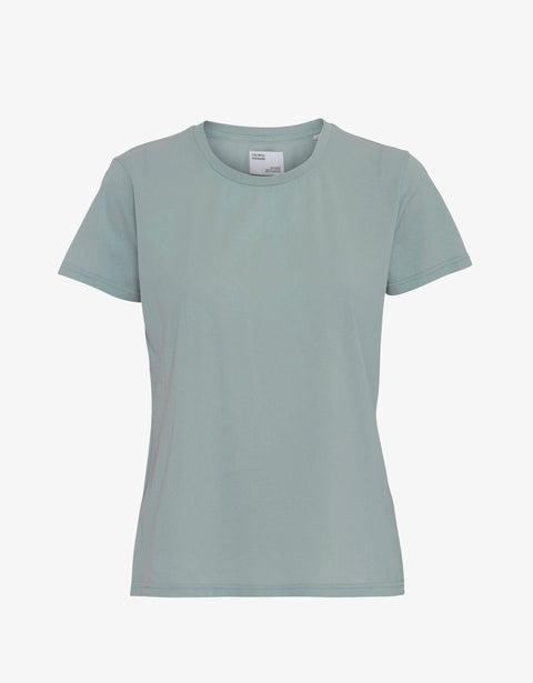 Women Light Organic Tee - Powder Blue Product Image