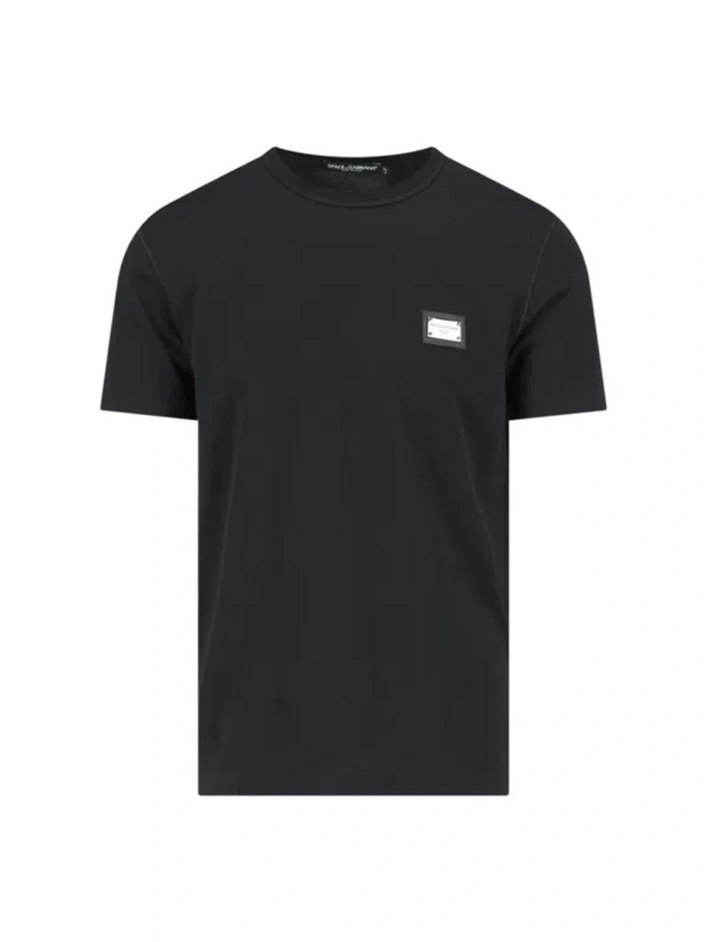 Logo T-shirt In Black Product Image