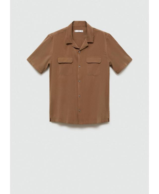 Mango Mens Chest-Pocket Shirt Product Image