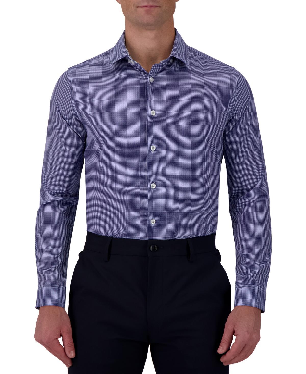 C-lab Nyc Mens Slim-Fit Mini-Check Dress Shirt Product Image