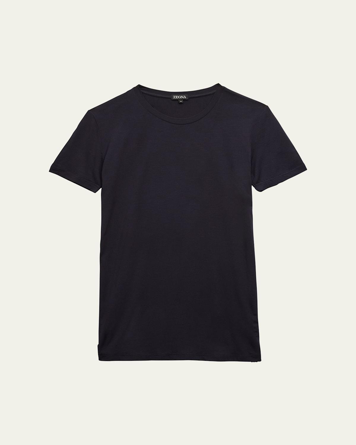 Mens Slim Fit Micromodal Crewneck T-Shirt Product Image