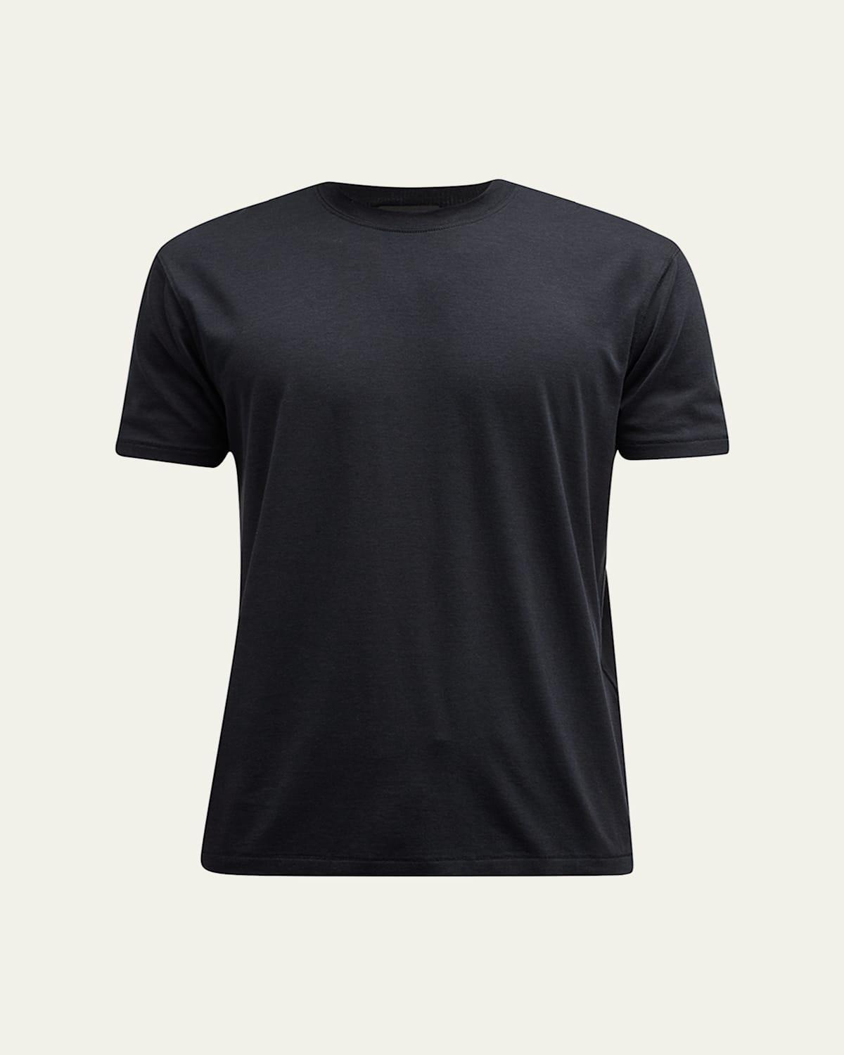 Mens Lyocell-Cotton Crewneck T-Shirt Product Image