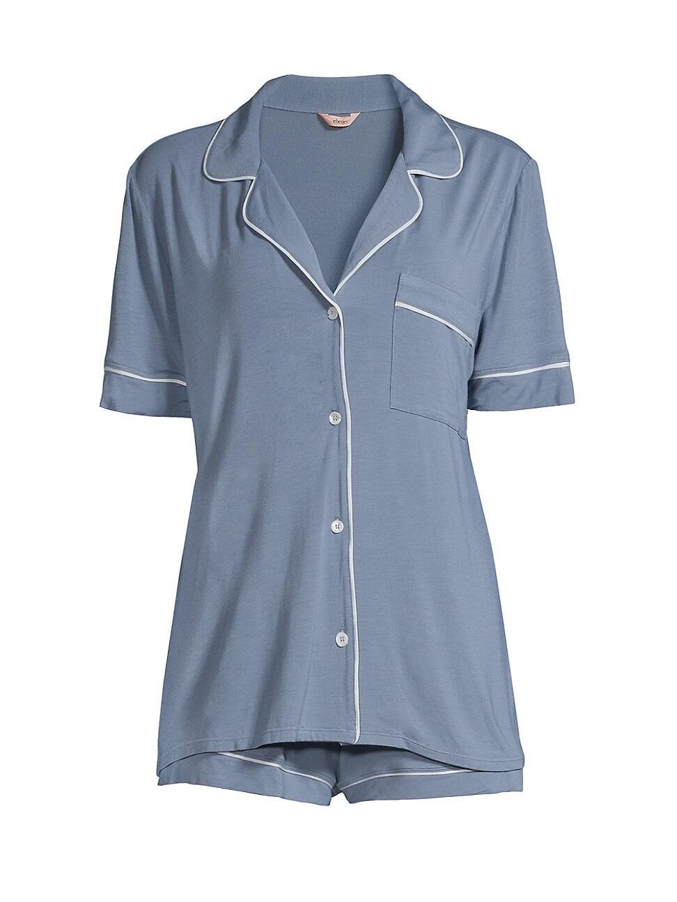 Womens Gisele Relaxed 2-Piece Pajama Set Product Image