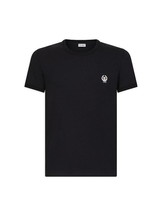 Mens Cotton Crewneck T-Shirt Product Image