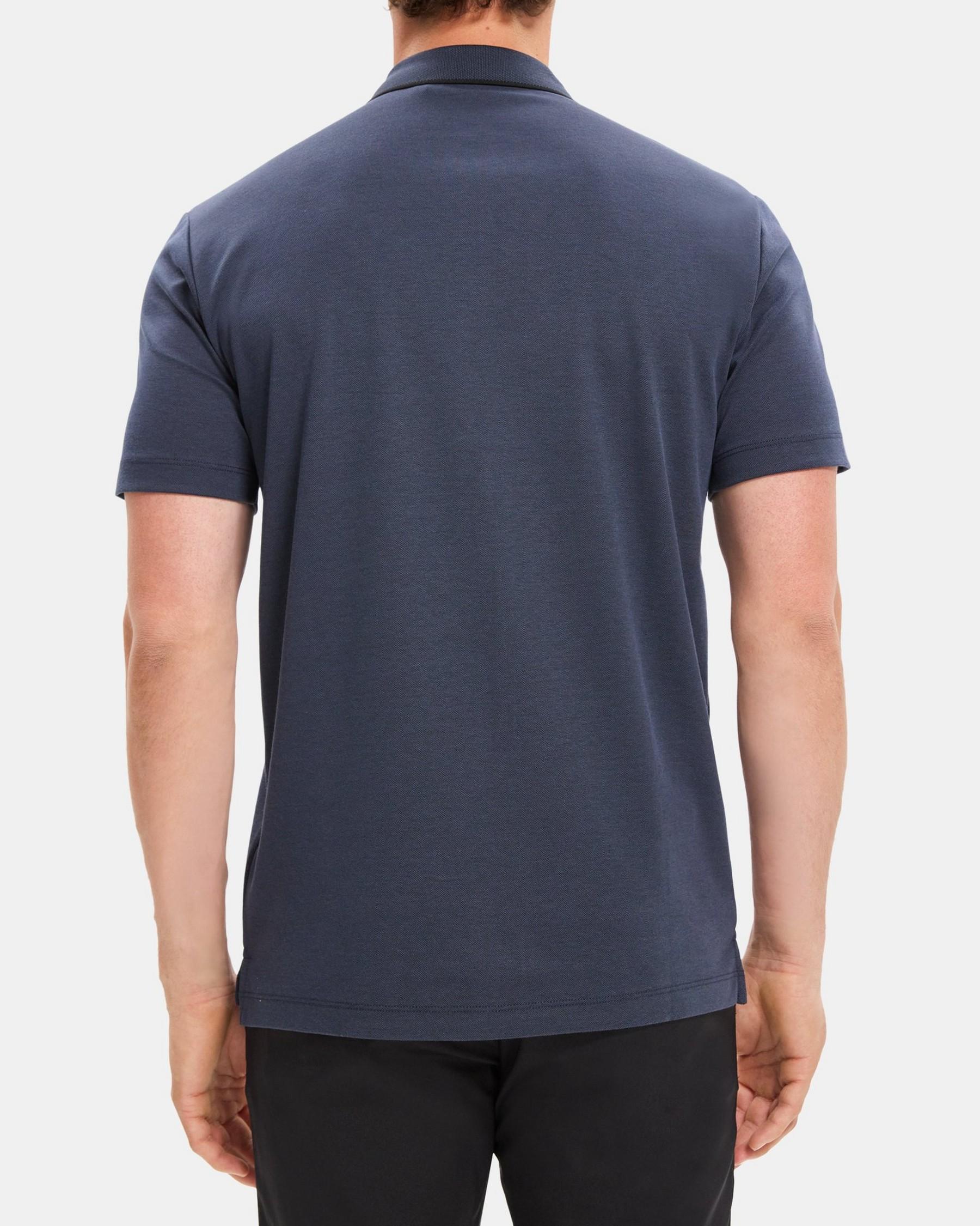 Uniform Polo Shirt in Cotton-Blend Piqué Product Image