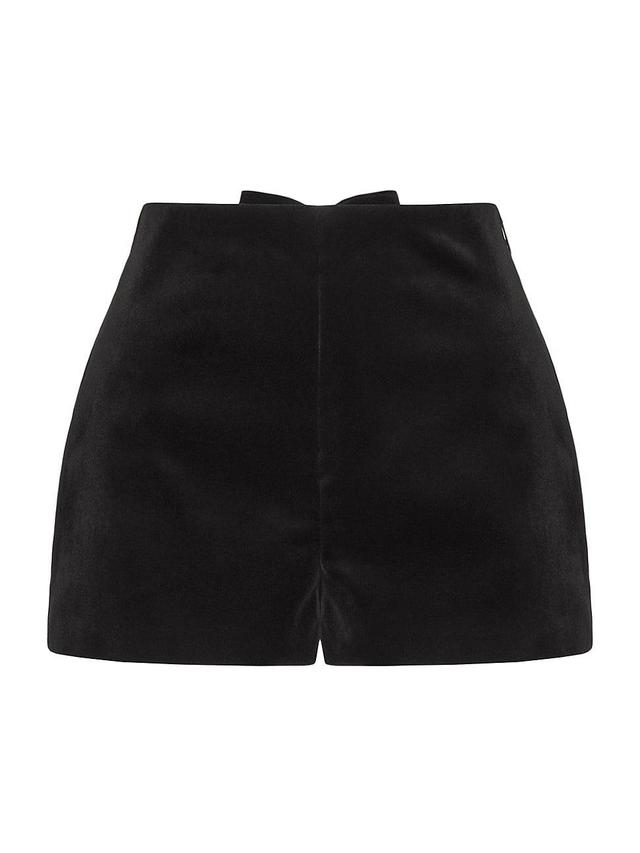 Womens Velvet Shorts Product Image