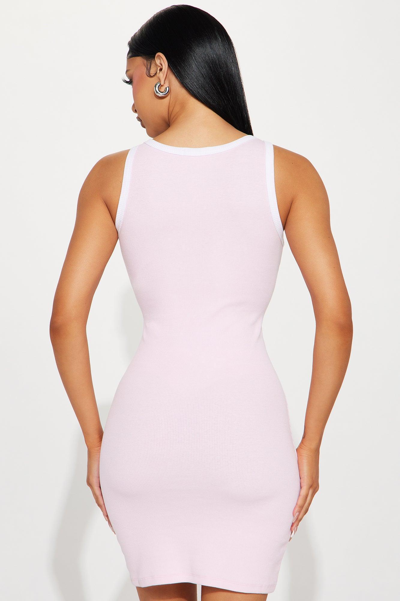 Never Miss Mini Dress - Pink/combo Product Image