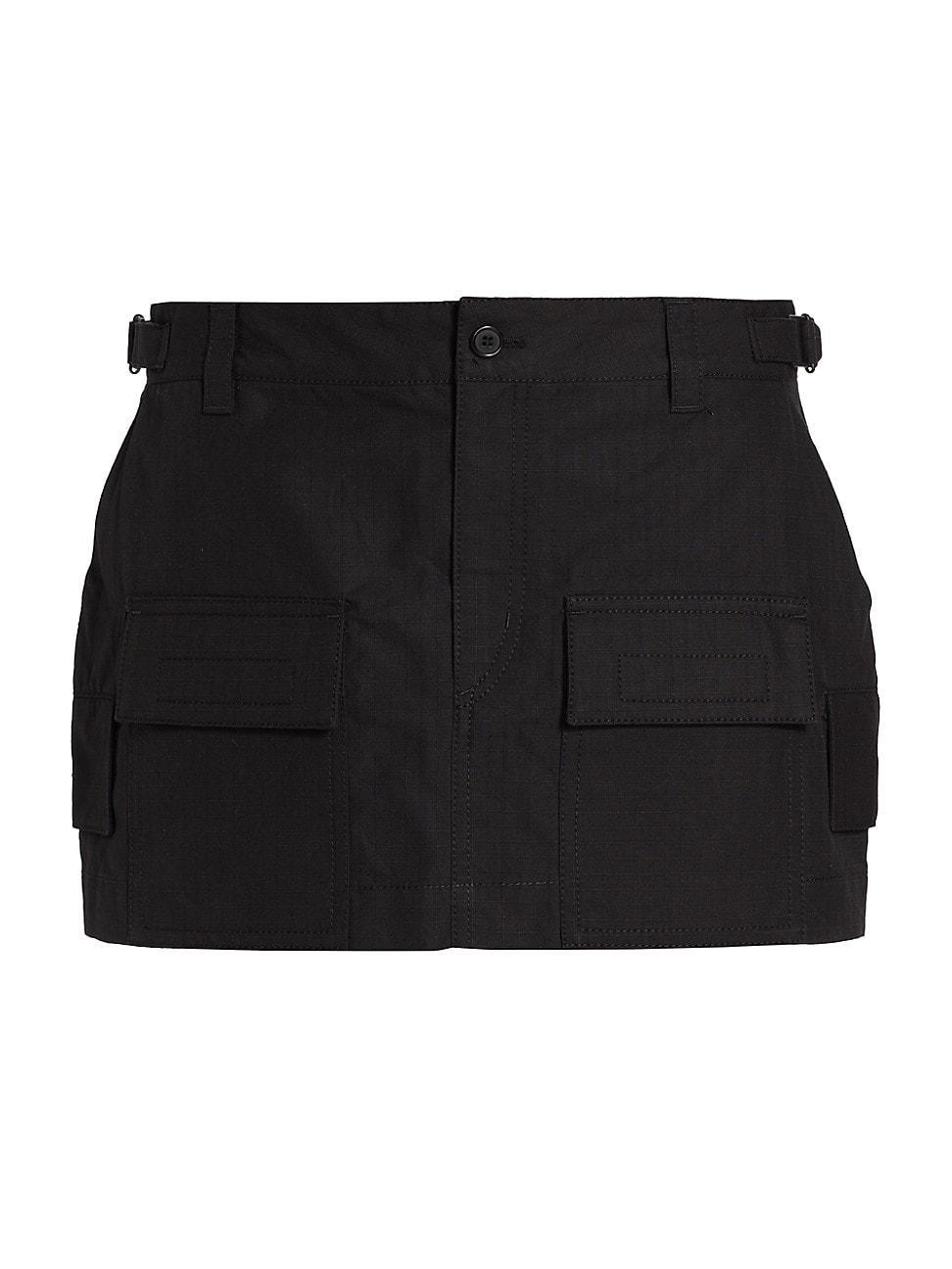 Womens Cargo Buckle Miniskirt product image