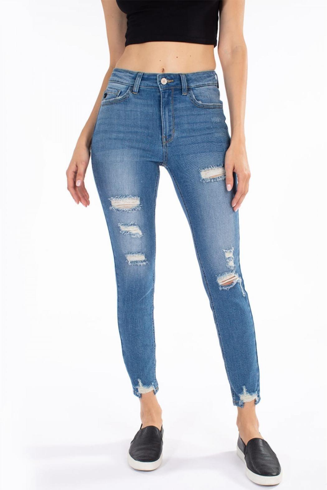 Ankle Distressed Skinny Product Image