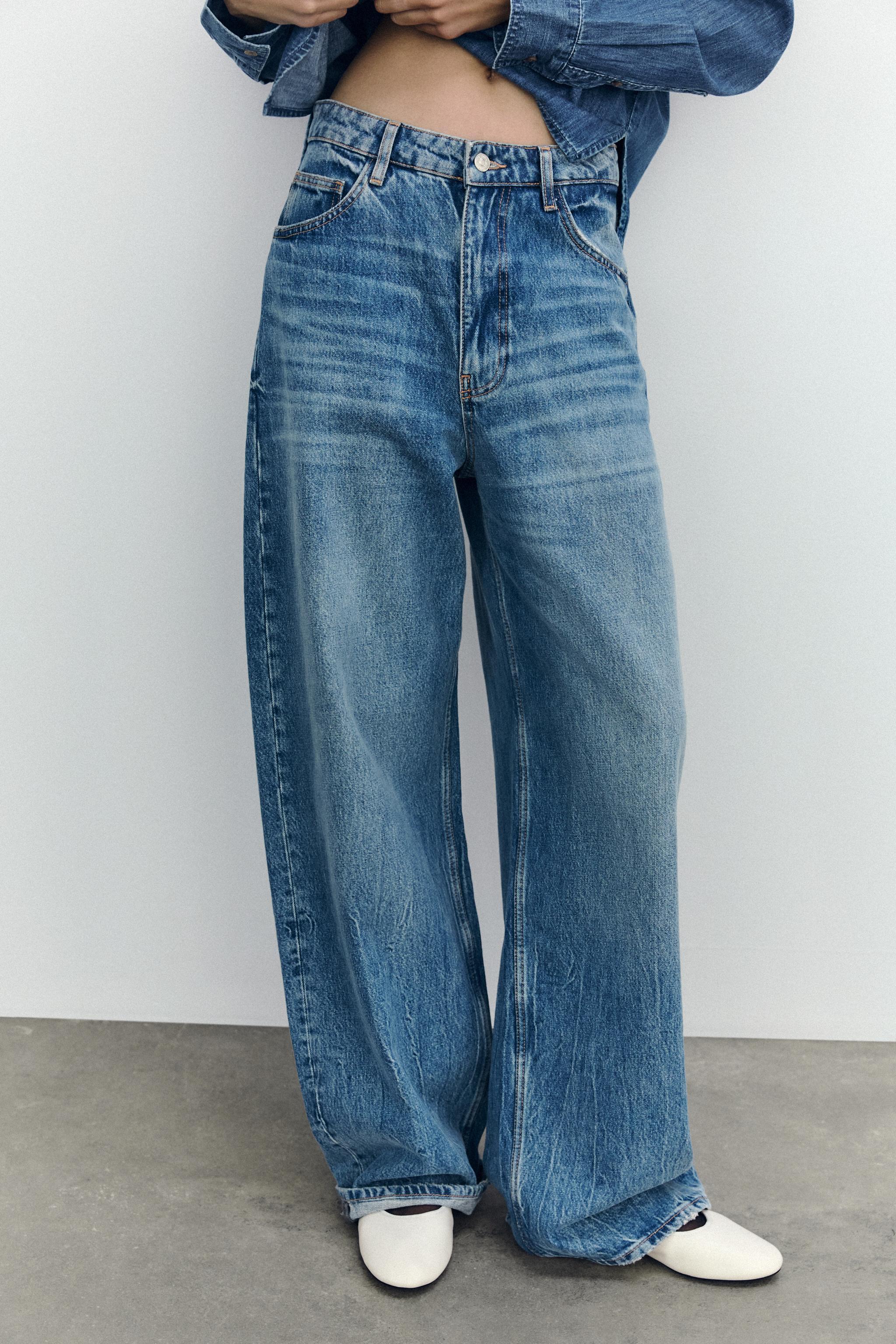 OVERSIZE TRF RELAXED JEANS WITH A MID WAIST Product Image