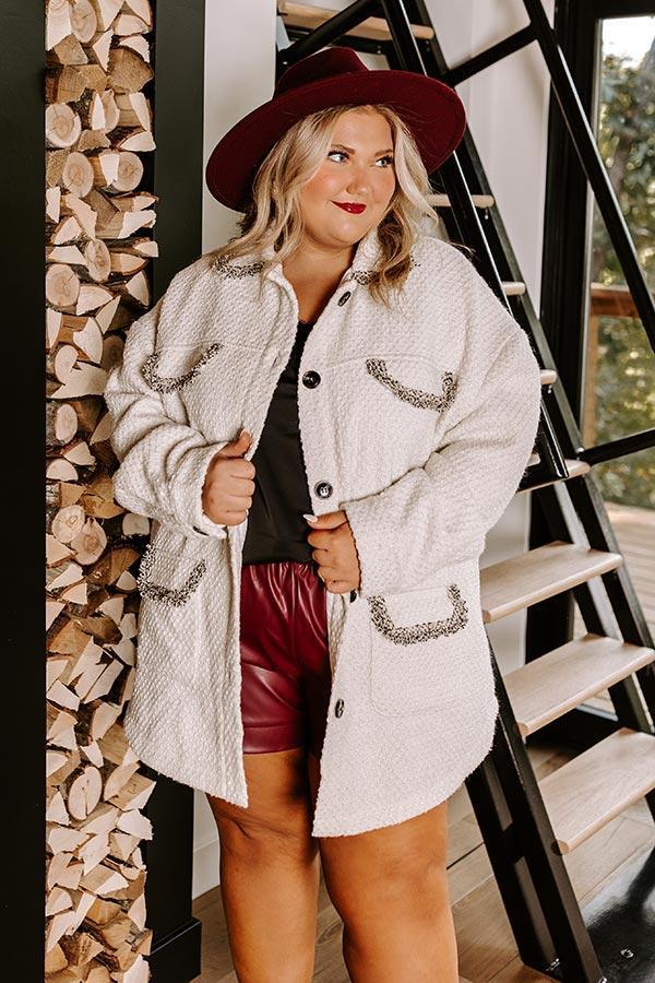 Comfy Glam Tweed Jacket Curves Product Image