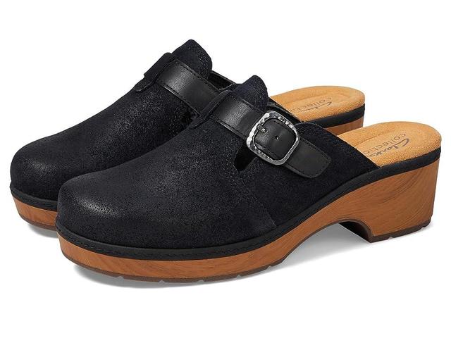 Clarks Paizlee Nora Suede) Women's Slippers Product Image