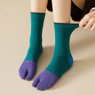 Color Block Kimono Socks Product Image