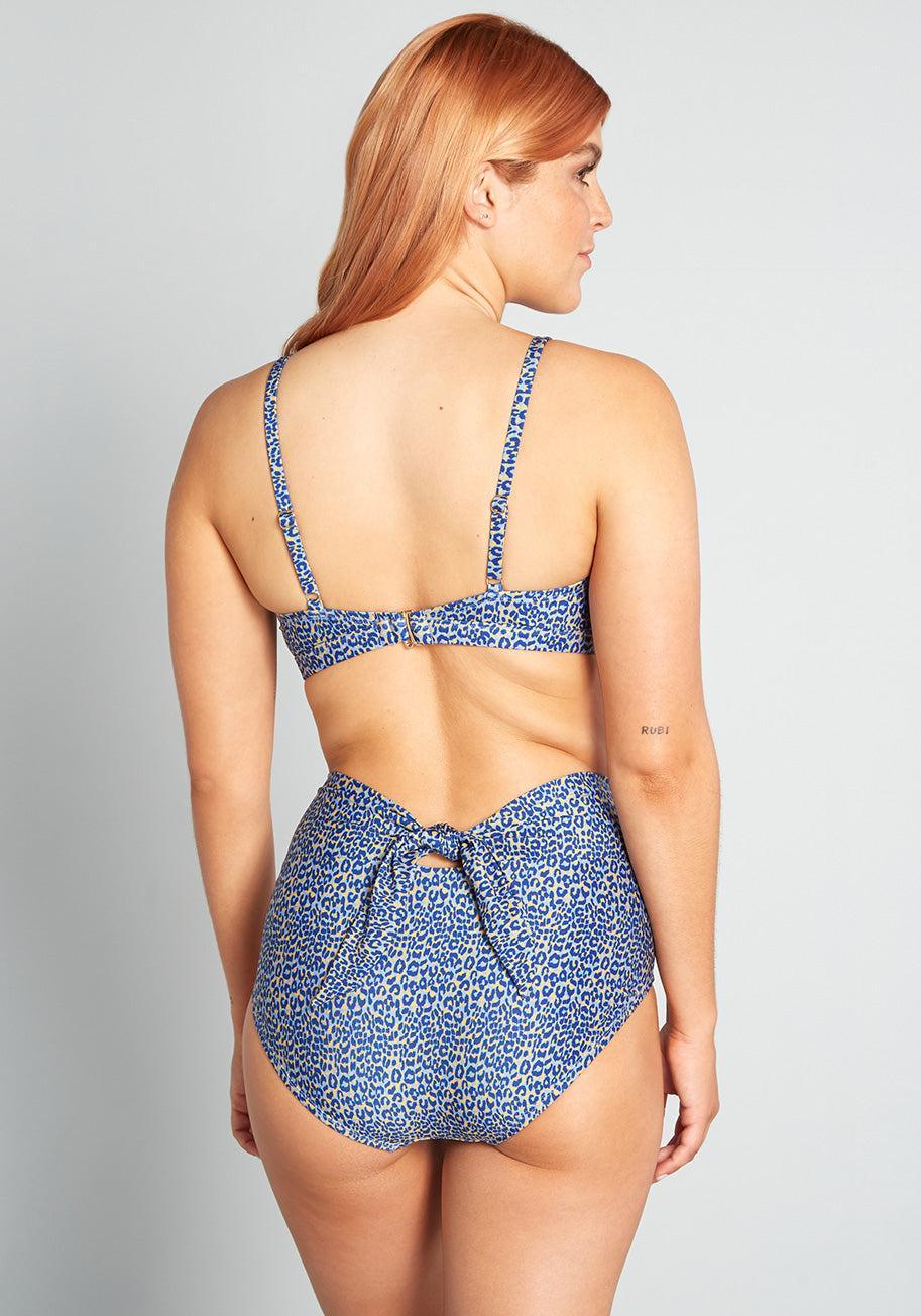 The Clarice High-Waisted Bikini Bottom Product Image