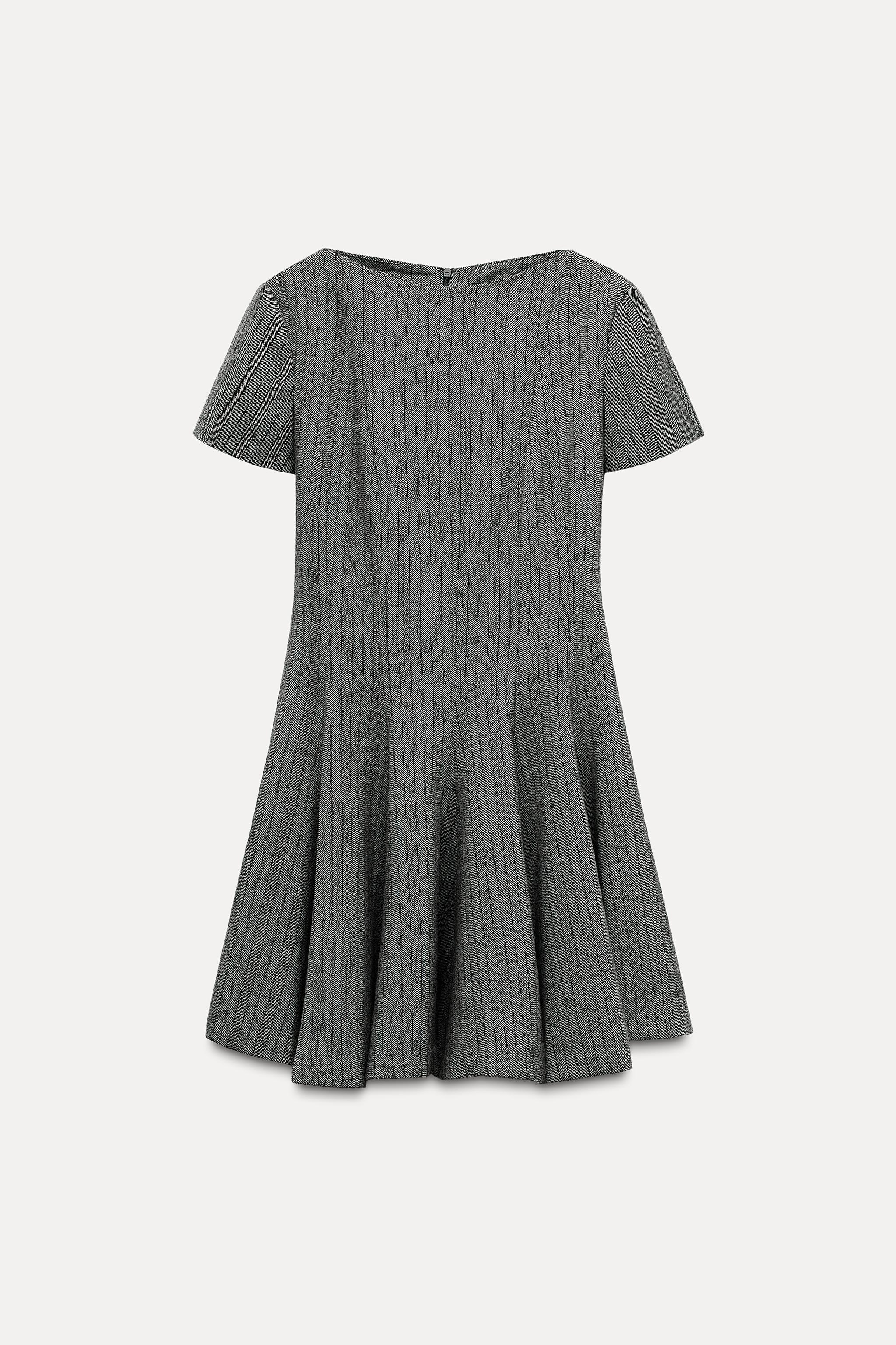 HERRINGBONE GODETS DRESS ZW COLLECTION Product Image