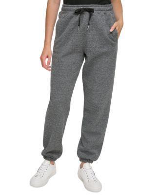 Calvin Klein Womens Drawstring-Waist Sweatpants Product Image