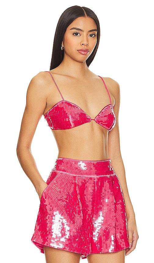 Susana Monaco Sequin String Bikini Top Size S, XL, XS. Product Image