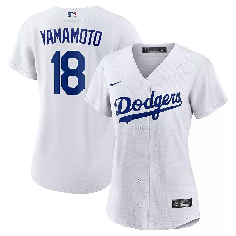 Womens Nike Yoshinobu Yamamoto Los Angeles Dodgers Home Replica Player Jersey product image