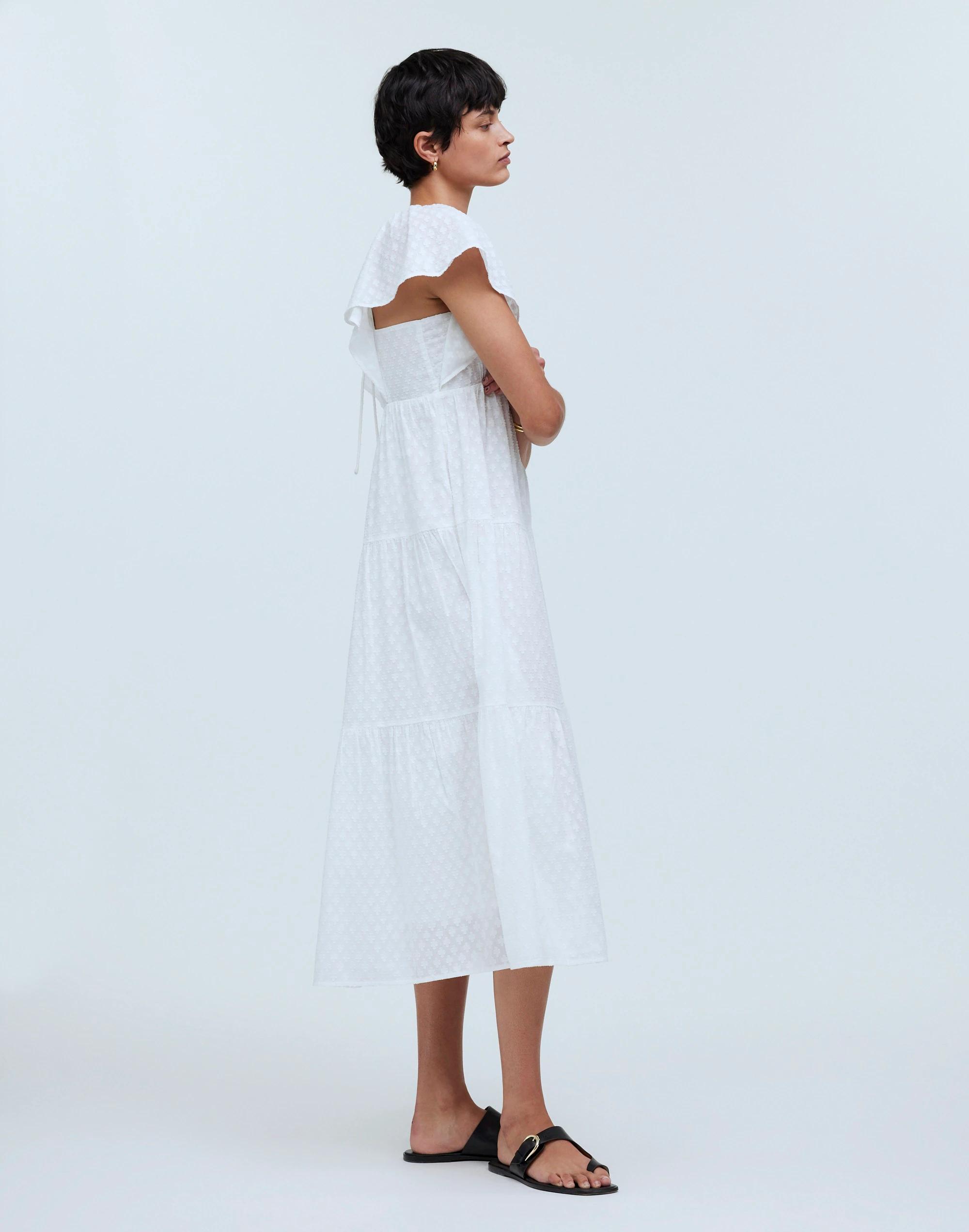 Flutter-Sleeve Maxi Dress Product Image