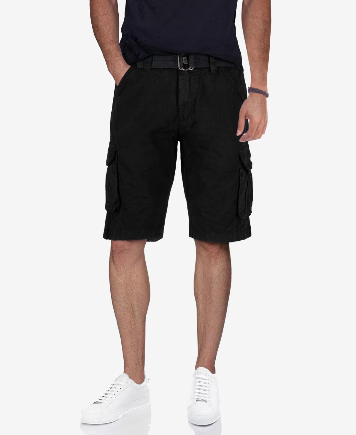 Mens Belted Twill Tape Cargo Shorts Product Image