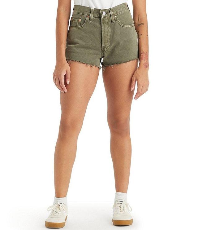 Levi's® 501 Original High Rise Frayed Hem Shorts Product Image