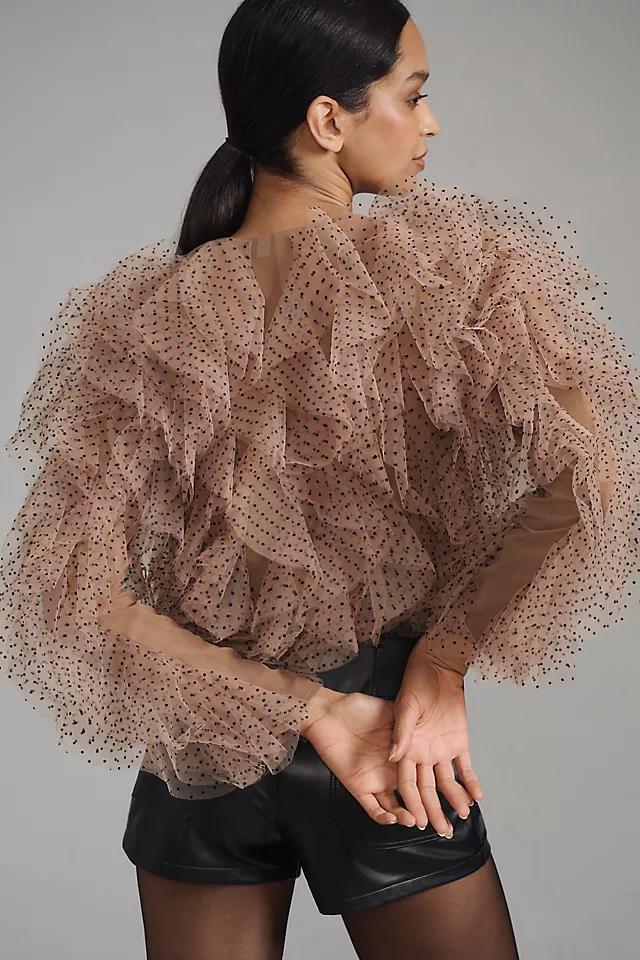 DOLAN Tulle Cropped Jacket Product Image