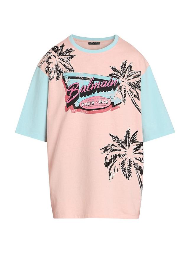 Mens Miami Cotton Oversized T-Shirt Product Image