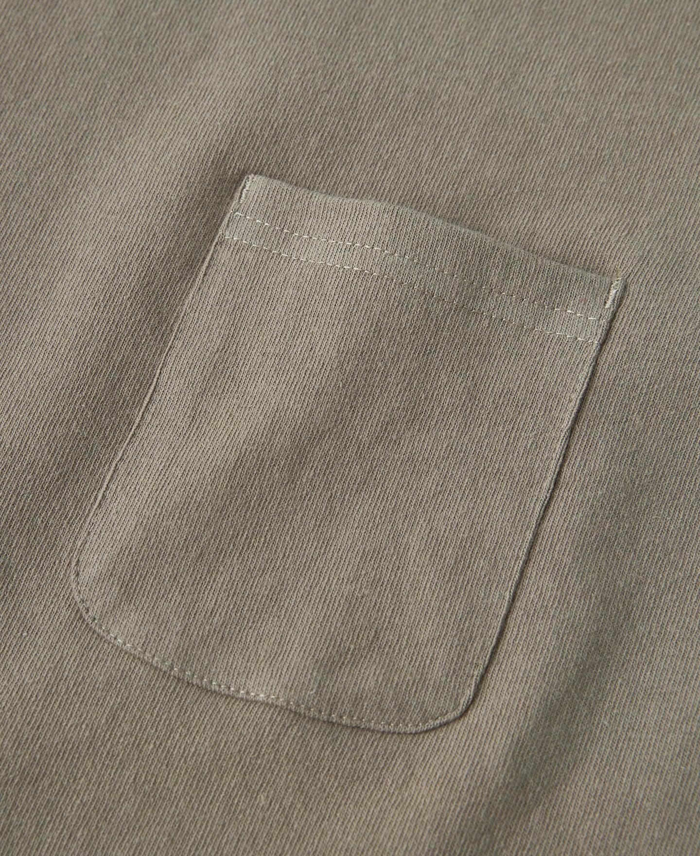 9.8 oz Cotton Classic Pocket T-Shirt - Khaki Product Image