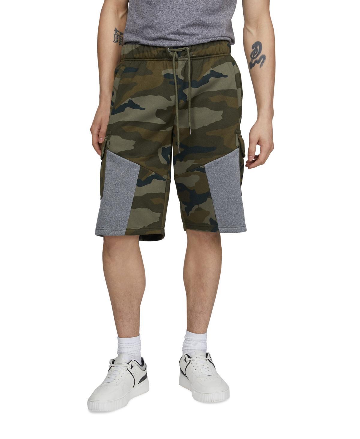 Ecko Unltd. Mens Layered Cargo Pocket Fleece Short Product Image