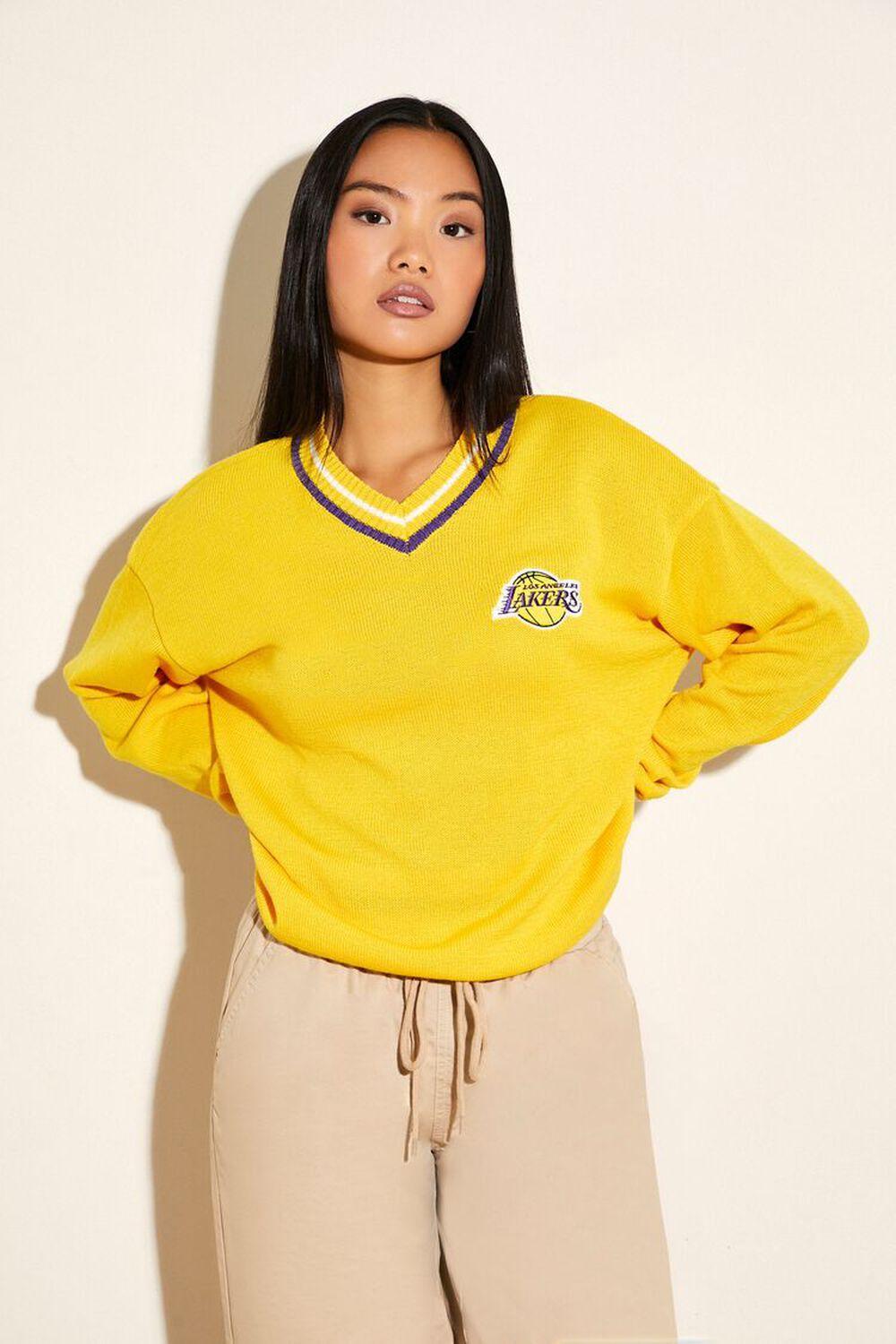 Los Angeles Lakers Patch Sweater | Forever 21 Product Image