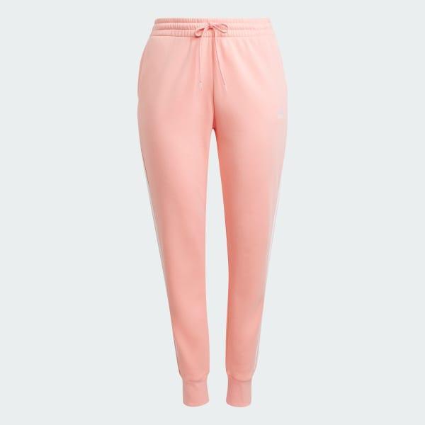 Essentials 3-Stripes Fleece Pants (Plus Size) Product Image