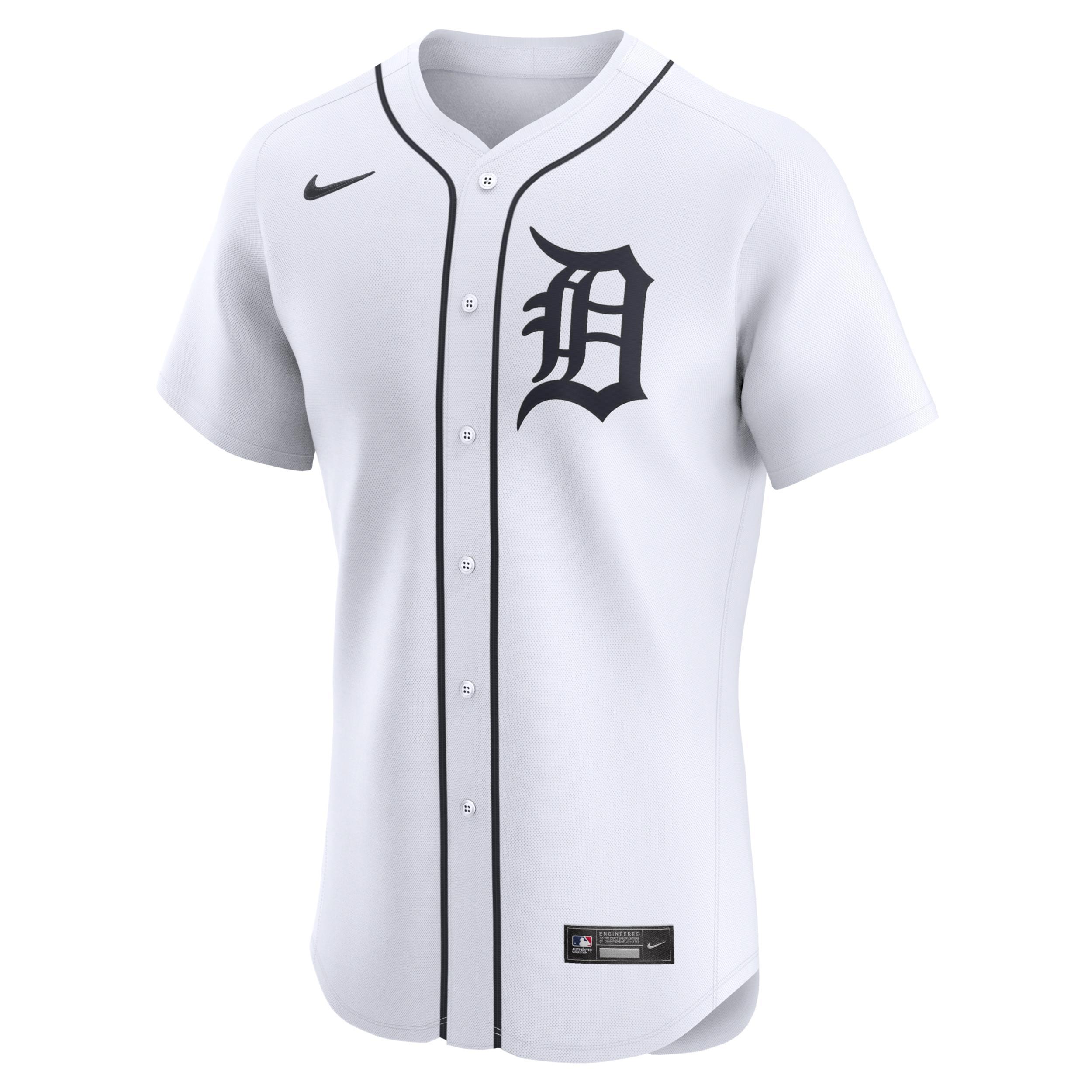 Mens Nike Detroit Tigers Home Elite Jersey Product Image