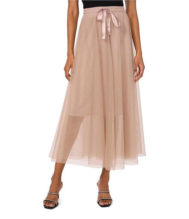 Vince Camuto Tulle Tie Front A-Line Skirt Product Image