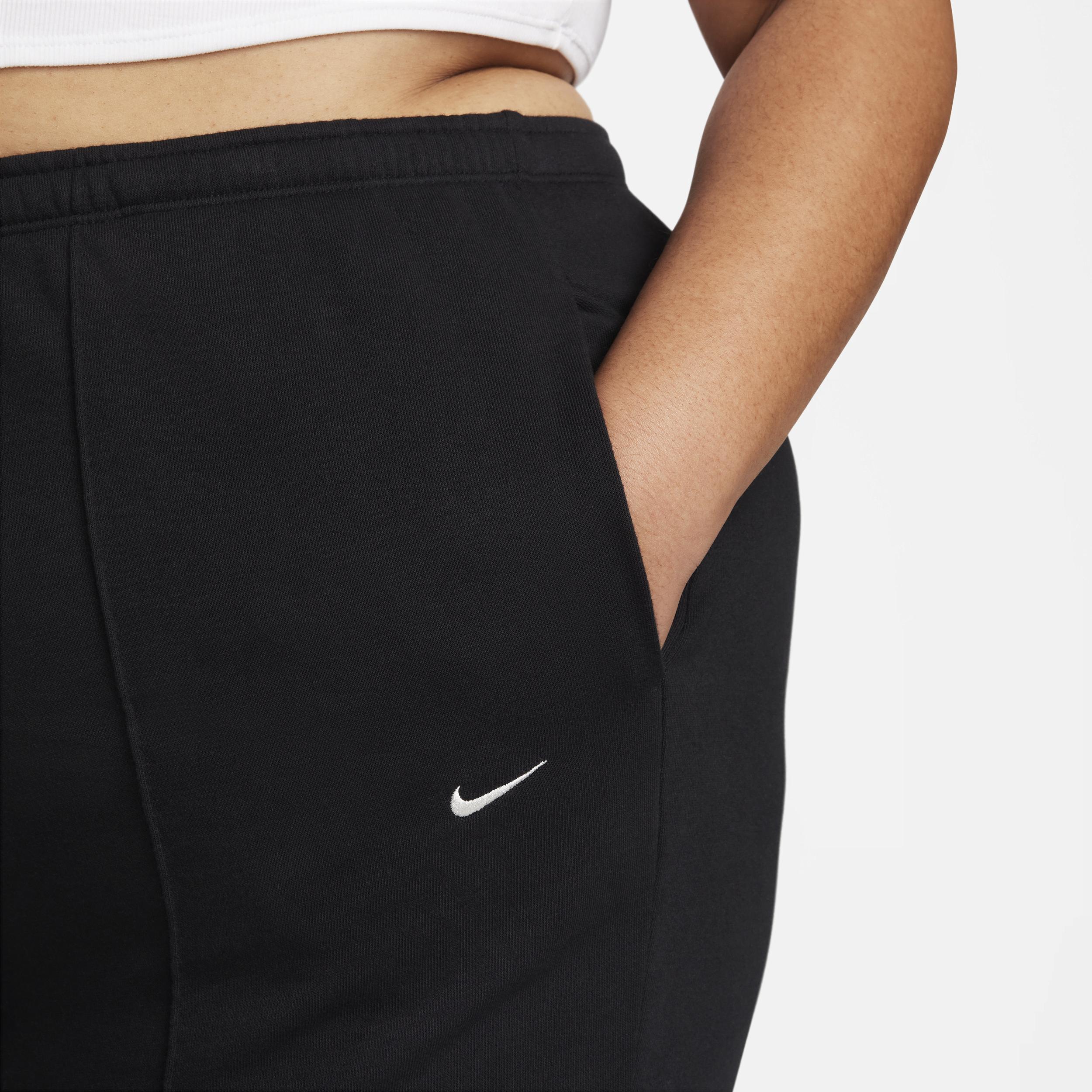 Women's Nike Sportswear Chill Terry Slim High-Waisted French Terry Sweatpants (Plus Size) Product Image