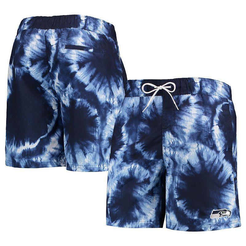 Mens G-III Sports by Carl Banks College Seattle Seahawks Splash Volley Swim Shorts Blue Product Image