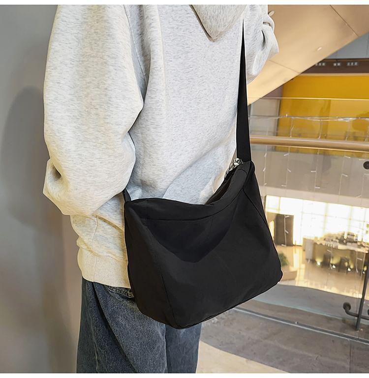 Plain Nylon Crossbody Bag Product Image