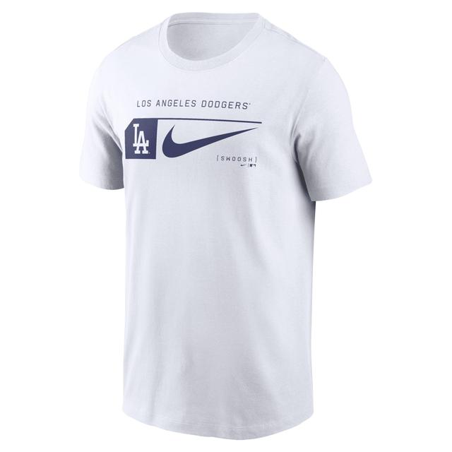 Los Angeles Dodgers Team Swoosh Lockup Nike Men's MLB T-Shirt Product Image