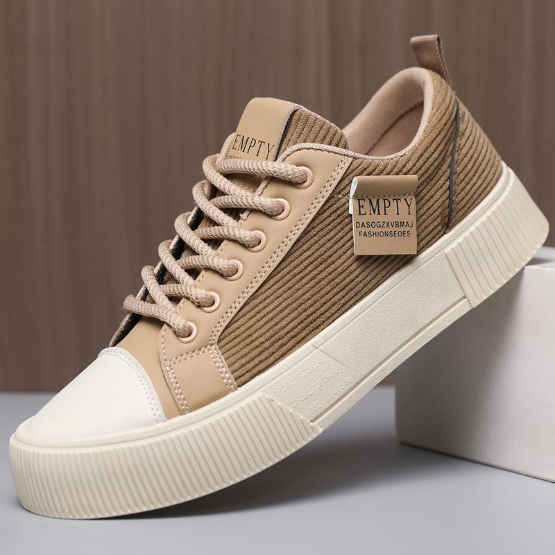 Platform Lace-Up Sneakers Product Image