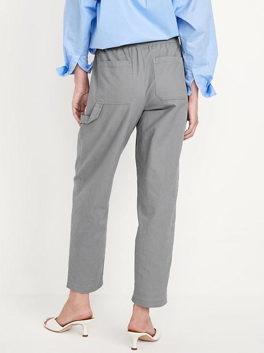 High-Waisted Pulla Utility Pants Product Image