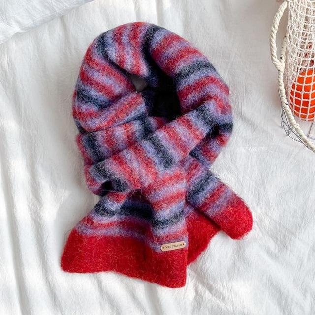 Striped Wool Scarf Product Image