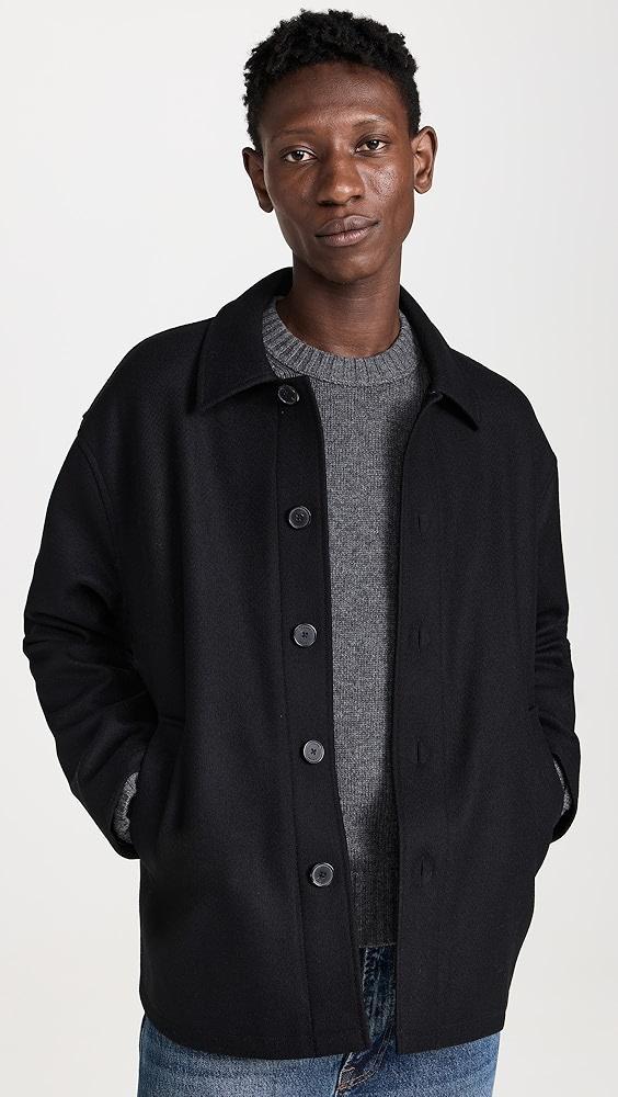 FRAME Textured Overshirt Jacket | Shopbop Product Image