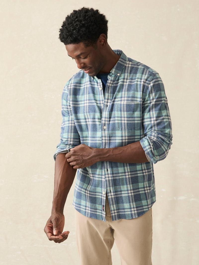 Coastline Knit Shirt - Holbrook Island Plaid Product Image