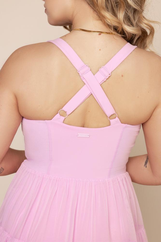 Corset Pirouette Dress - Bubblegum Product Image