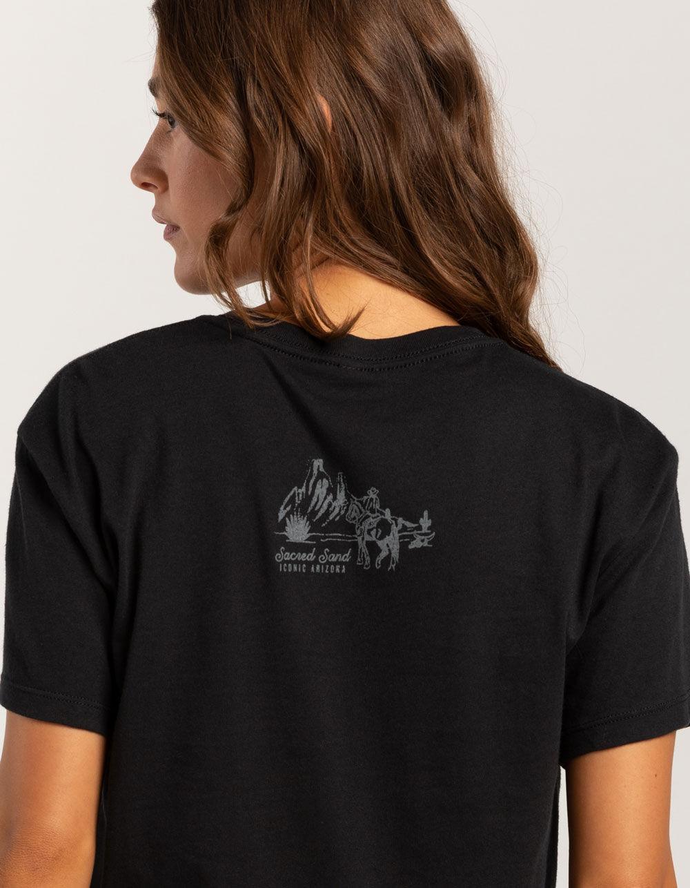 ICONIC ARIZONA Sacred Sand Womens Crop Tee Product Image