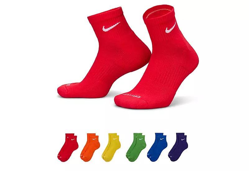 Nike Men's Large Quarter Socks 6 Pairs Product Image