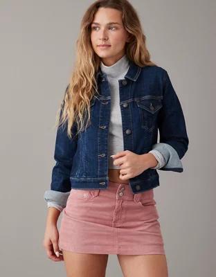 AE Stretch Super Shrunken Denim Jacket product image