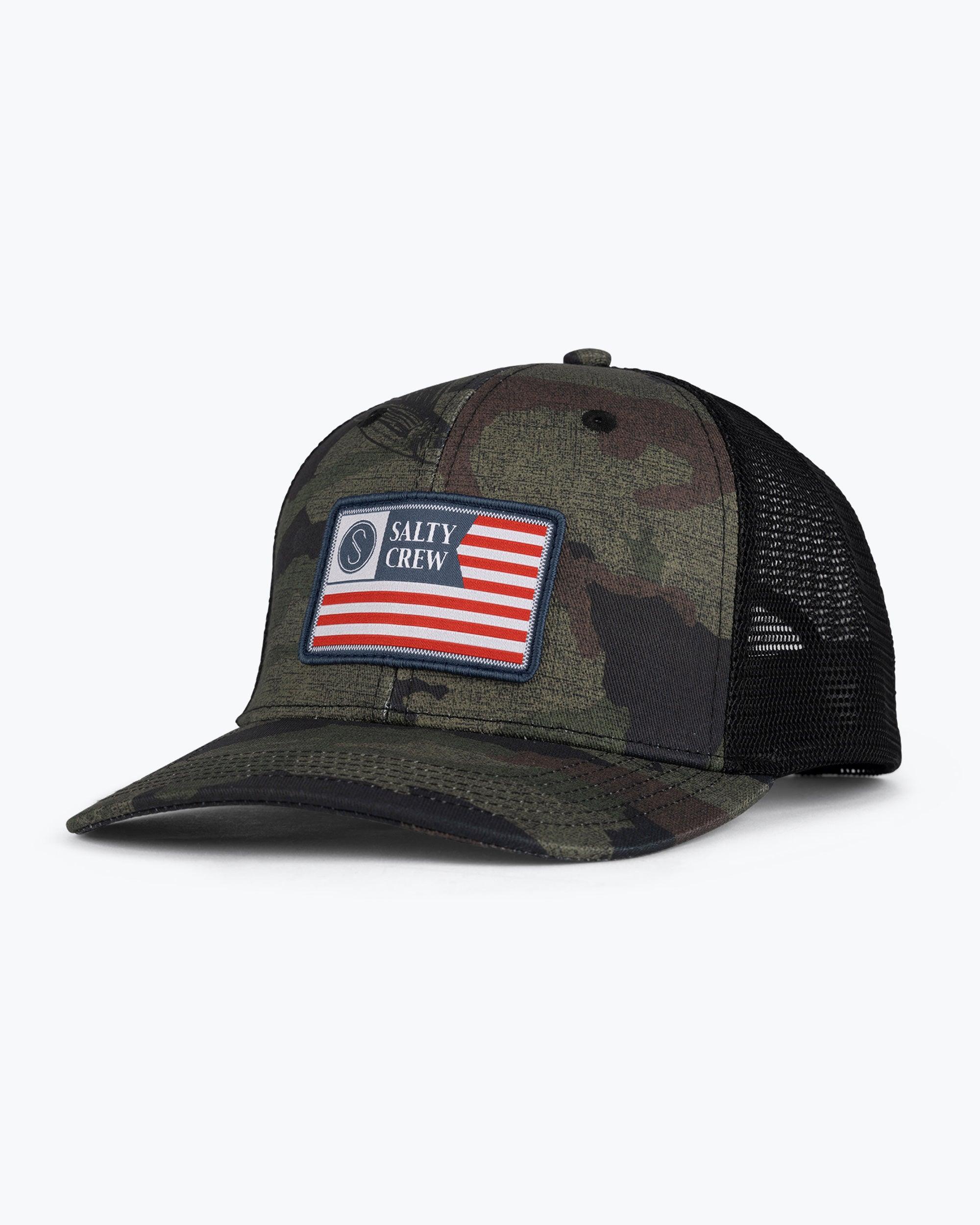 Patriot Salty Camo Retro Trucker Male Product Image