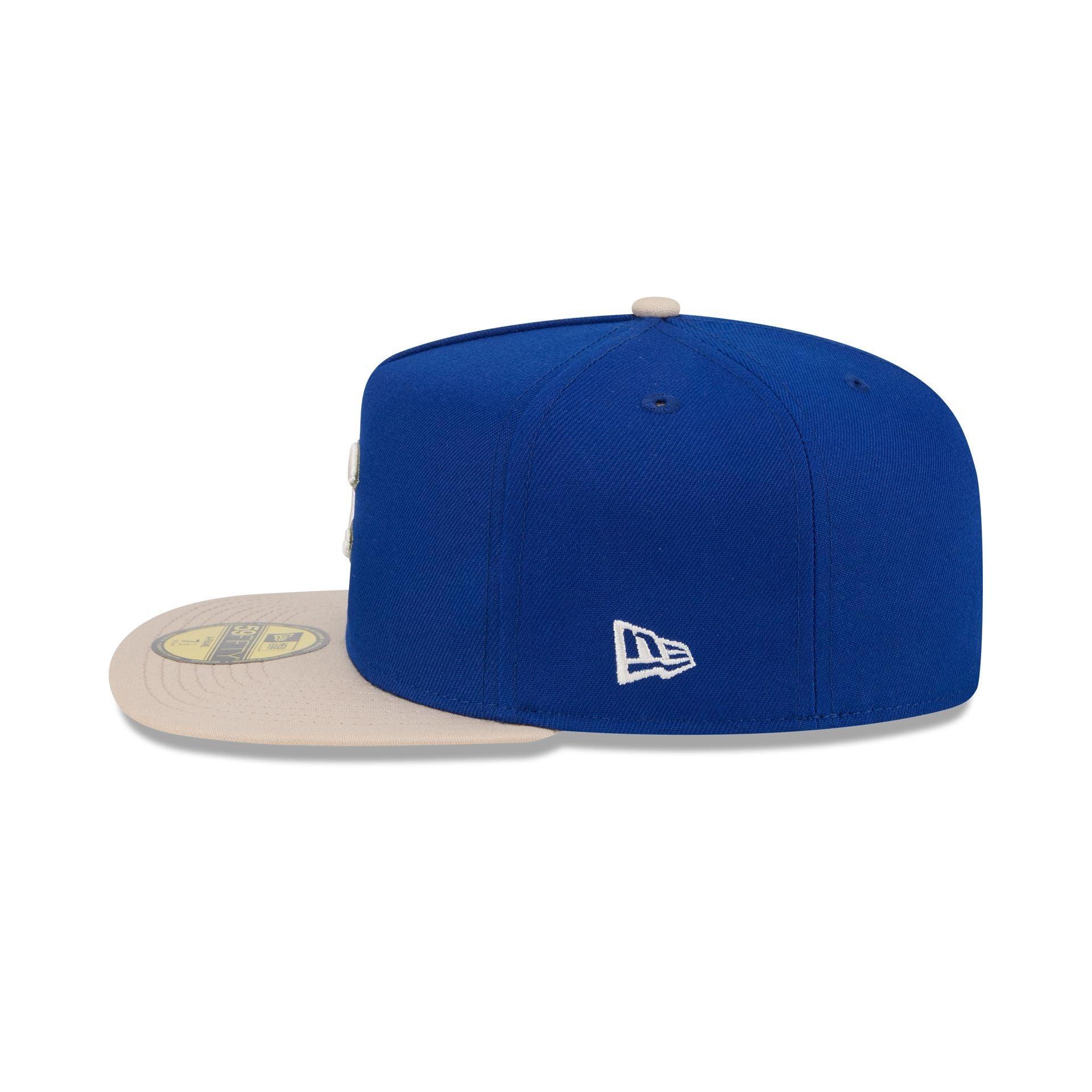 Chicago Cubs Canvas 59FIFTY A-Frame Fitted Hat Male Product Image