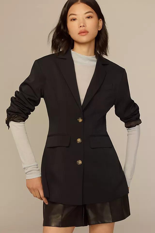 By Anthropologie Sculpted Blazer Product Image